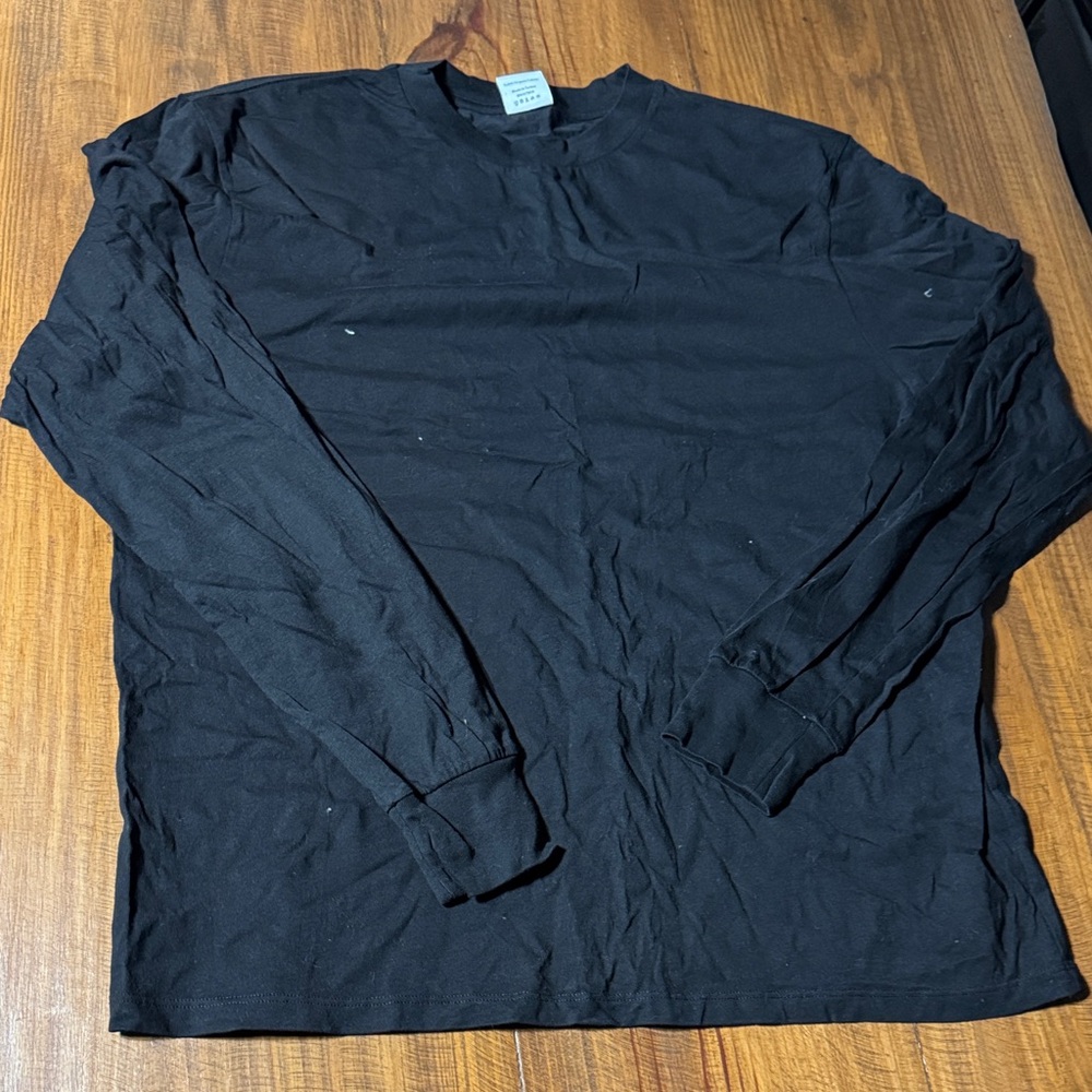 Outdoor Voices Black Long Sleeve Tee